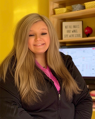 Girl smiling