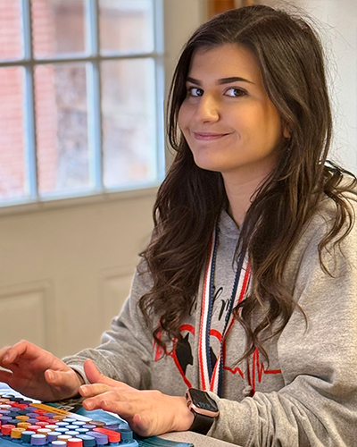 girl smiling